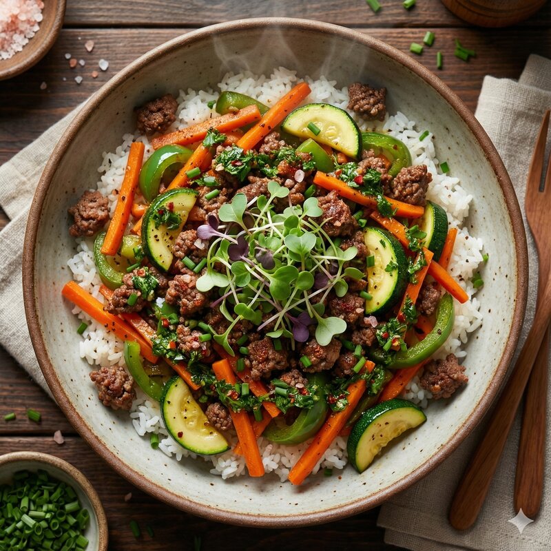 Grass-Fed Beef Fire Bowl